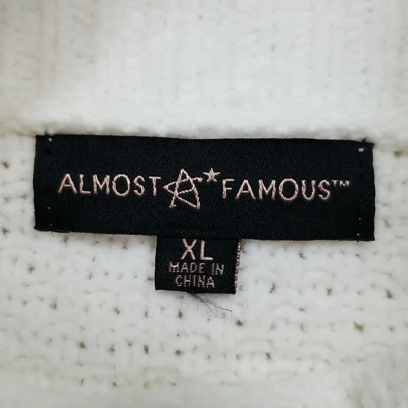 Almost Famous Sweater Earth tone Stripes - Picture 7 of 9